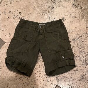 Joie Women's Dark Green Cargo Shorts